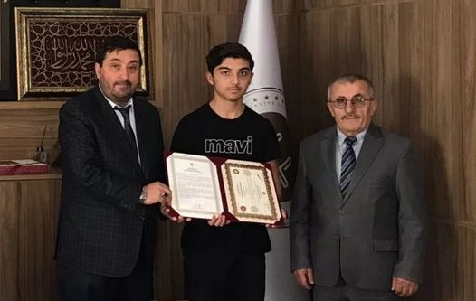 Yunus Pehlivan Hafızlık Belgesini Aldı