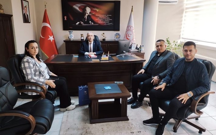 Müdür Uysal Öz Sağlık İş Sendikasını Ağırladı
