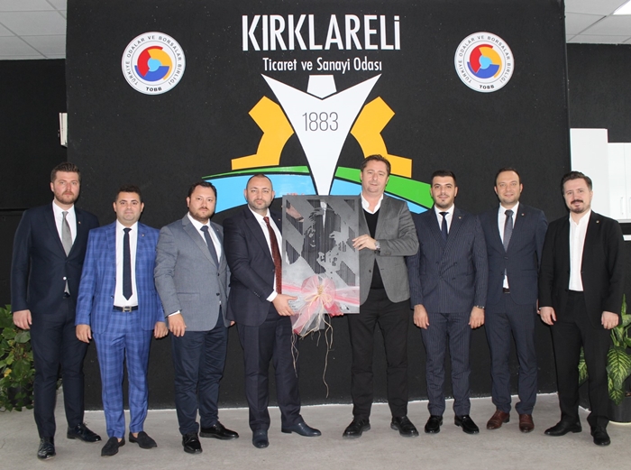 TOBB Kırklareli Genç Girişimciler Kurulundan Özsan'a Ziyaret