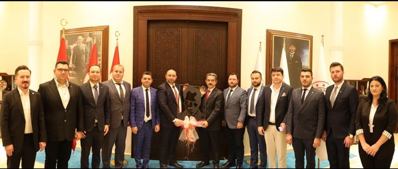 Vali Ekici, TOBB Kırklareli Genç Girişimciler Kurulu Üyelerini Kabul Etti