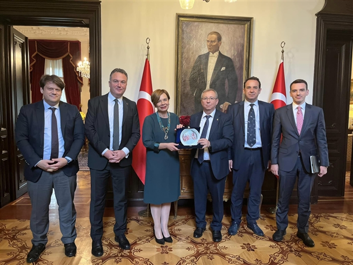 Rektör Tabakoğlu Sofya'daki Türk Büyükelçisi ile Bir Araya Geldi