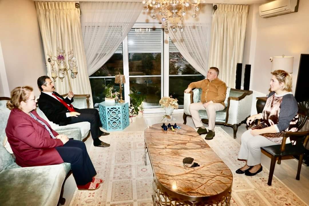 Vali Ekici ve Müdür Cerit'ten Başkan Kesimoğlu'na Geçmiş Olsun Ziyaret