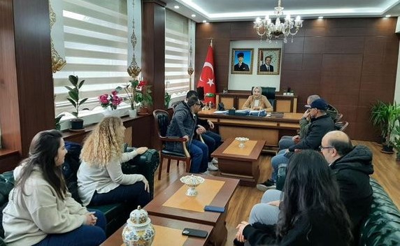 Özel Gereksinimli Bireylerden Pınarhisar Kaymakamına Nezaket Ziyareti