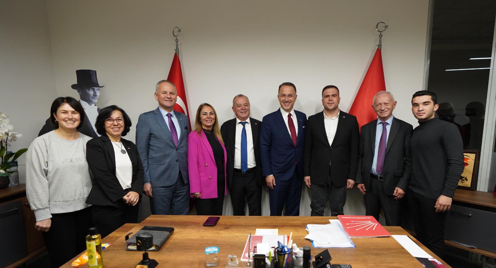 Başkan Türker, Başkan Çalık'ı Yalnız Bırakmadı