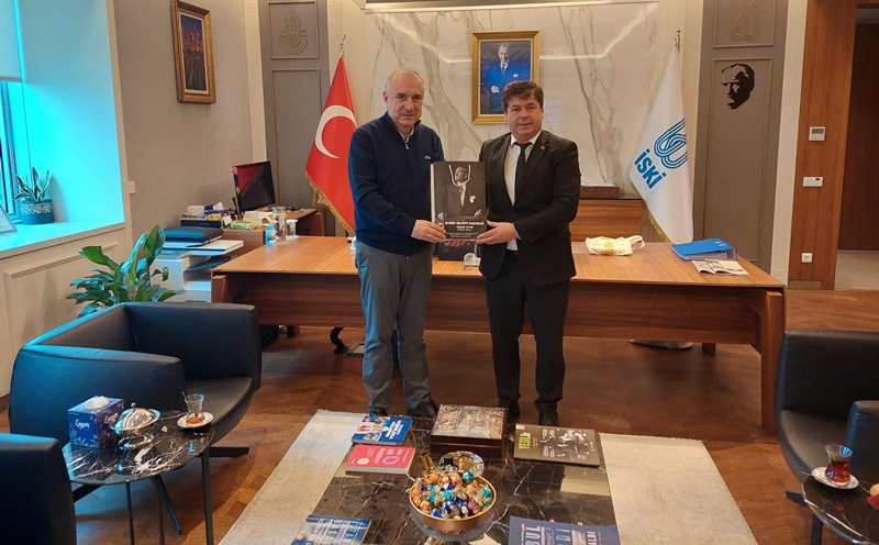 Başkan Tezcan Yatkın, İSKİ Genel Müdürü Şafak Başa'yı Ziyaret Etti