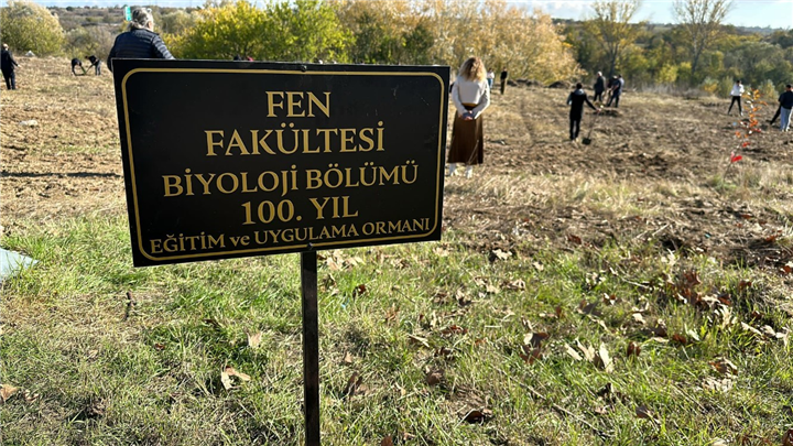 Fen Fakültesi Biyoloji Bölümünden 100. Yıl Eğitim ve Uygulama Ormanı