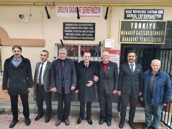 Muharip Gaziler Derneği'ni Ziyaret Ettiler