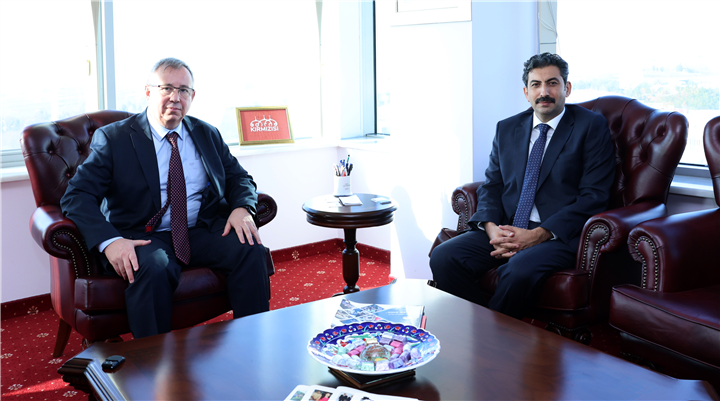 Edirne Cumhuriyet Başsavcısı Mustafa Çakmak'tan Rektör Prof. Dr. Erhan Tabakoğlu'na Ziyaret