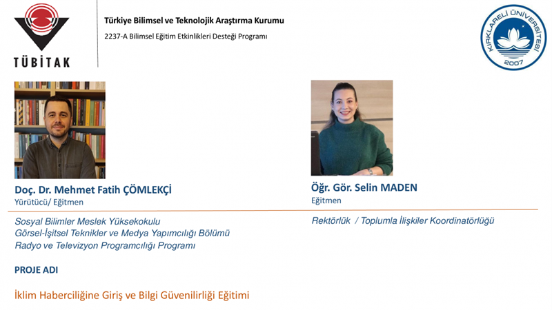 KLÜ'den TÜBİTAK Proje Başarısı