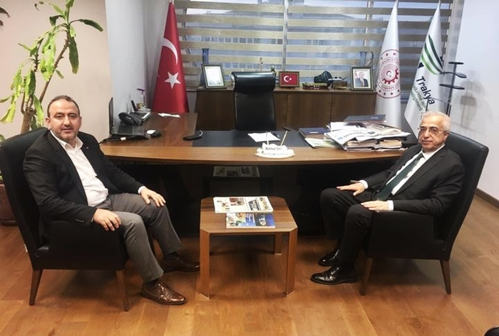 Rektör Şengörür'den Genel Sekreter Şahin'e Ziyaret
