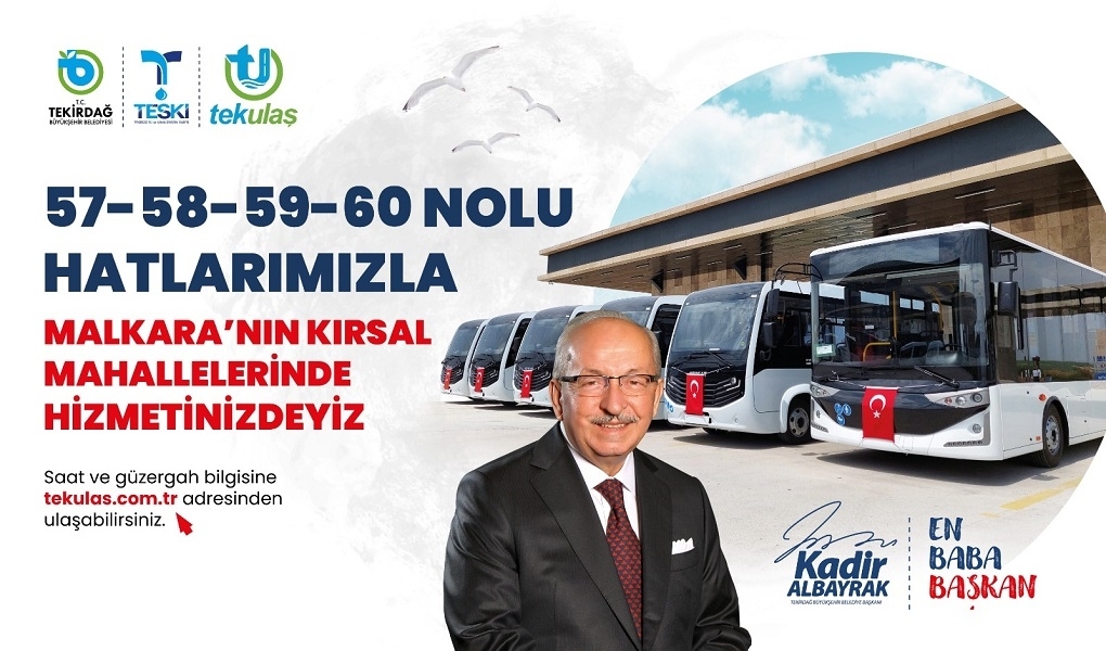 Malkara'nın Kırsal Mahallelerinde Toplu Ulaşım Hizmeti Başlıyor