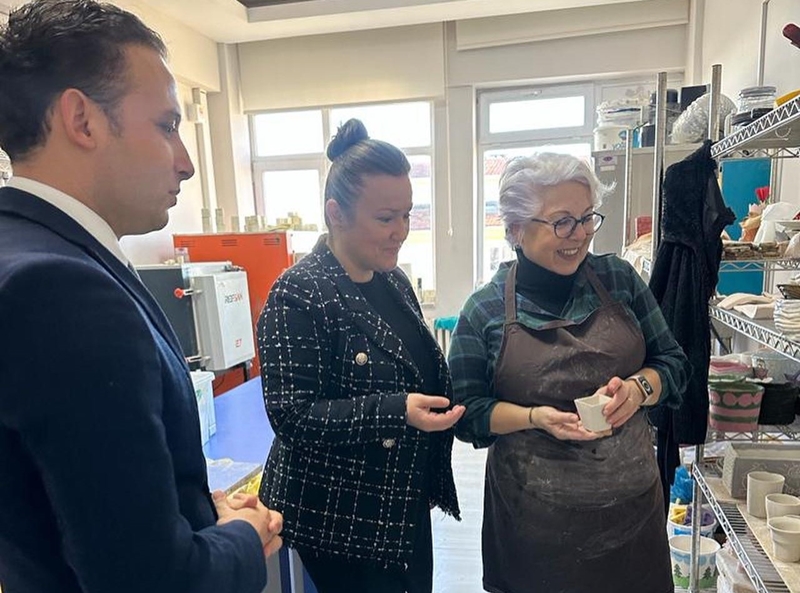 Müdür Özefsun, Özel Eğitim Meslek Okulu'nu Ziyaret Etti