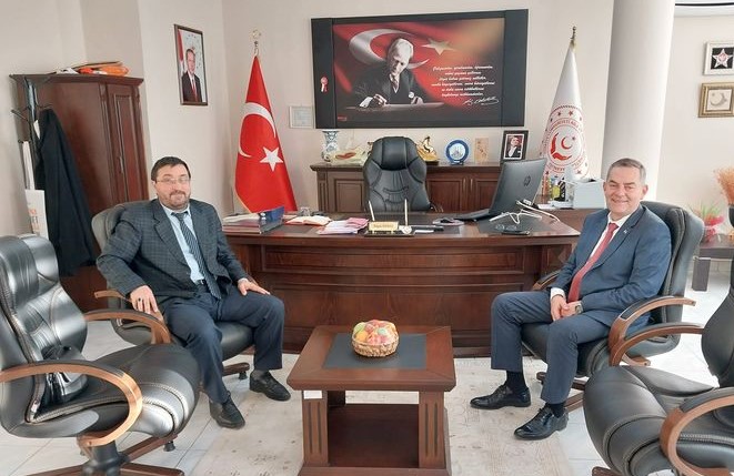 İl Müftüsü Eviş'ten Müdür Özbaş'a 
