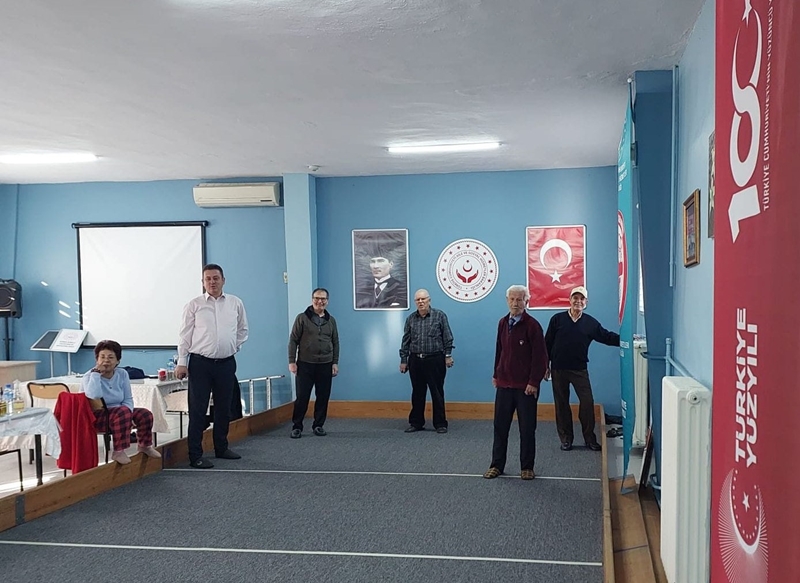 Huzurevi Sakinleri Bocce Antrenmanlarına Devam Ediyor