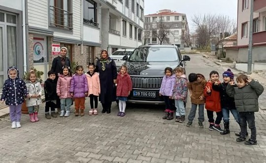 4-6 Yaş Kursundaki Çocuklar TOGG ile Buluştu