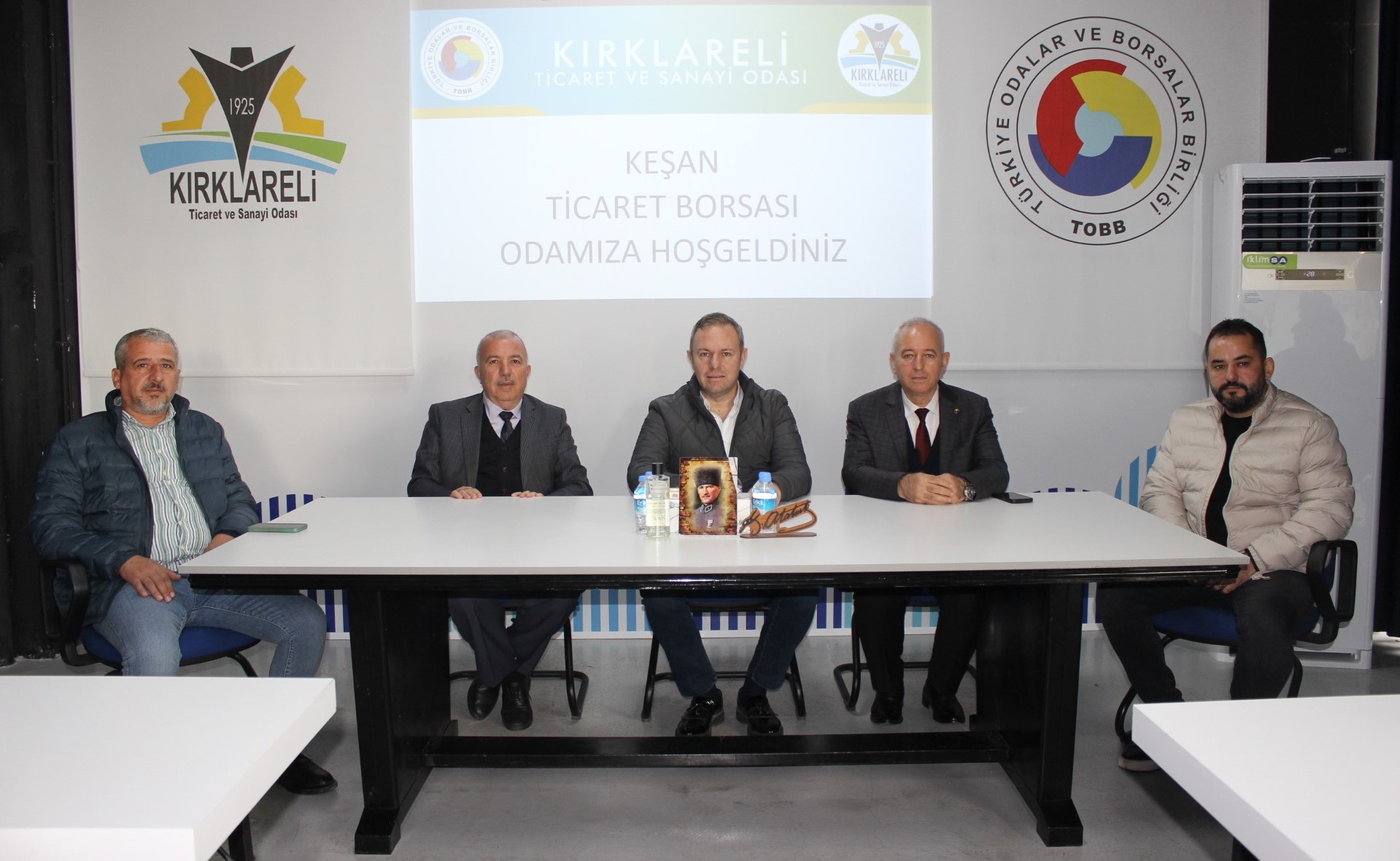 Keşan Ticaret Borsasından Kırklareli TSO'ya Samimi Ziyaret