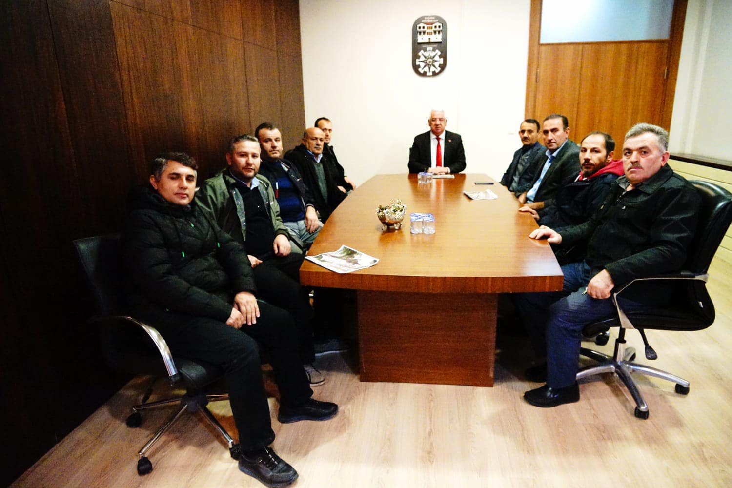 Ergene Belediye Başkanı Rasim Yüksel'i Ziyaret Ettiler
