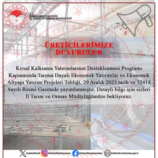 Tebliğ Resmi Gazetede yayınlandı