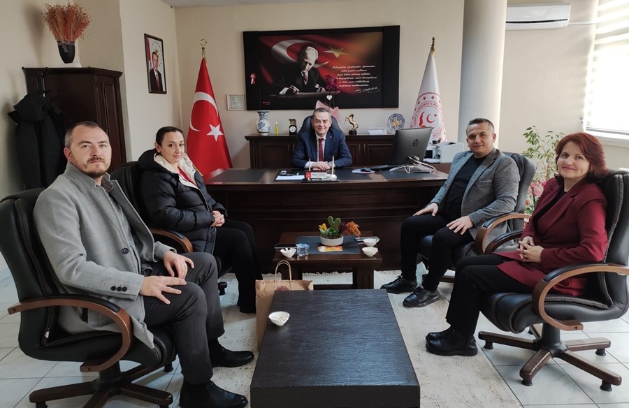 İl Müdürü Özbaş'a Öz Sağlık İş Sendikası'ndan Hayırlı Olsun Ziyareti