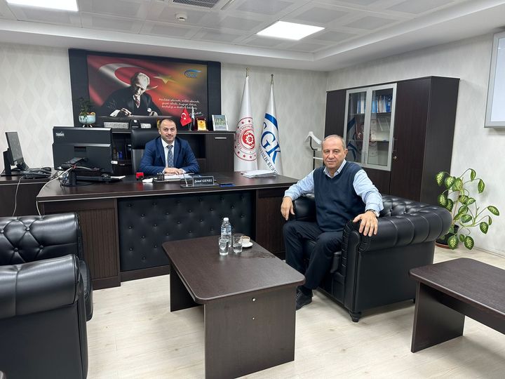 Başkan Altıntel'den SGK İl Müdürü Genel'e Hayırlı Olsun Ziyareti