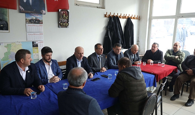Başkan Çetin ve Gazdaş Trakya Bölge Müdürü Mahalleli İle Bir Araya Geldi