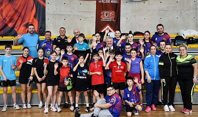 Başkan Gerenli’den Sporculara Ziyaret