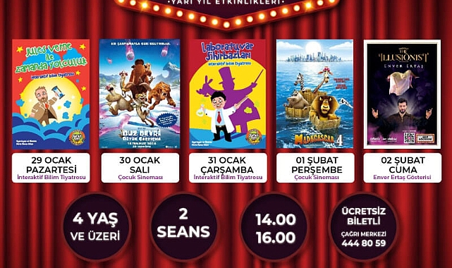Çocuklar Yarıyıl Tatilini Etkinliklerle Geçirecek