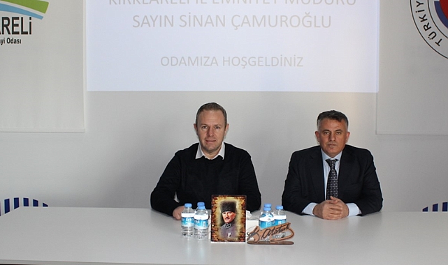 İl Emniyet Müdürü Çamuroğlu’ndan Kırklareli TSO’ya Ziyaret