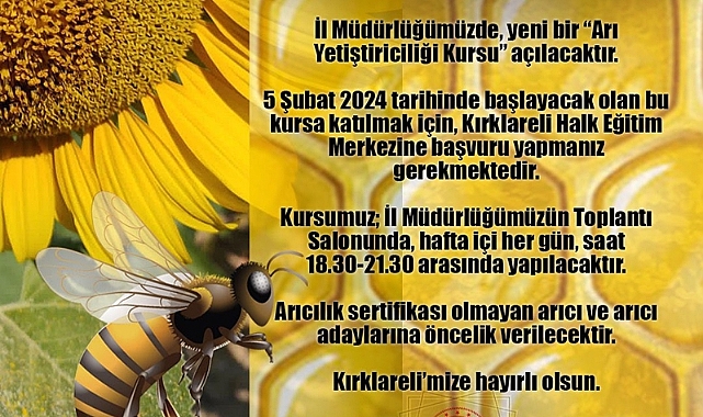 Kırklareli’nde Yeni Bir