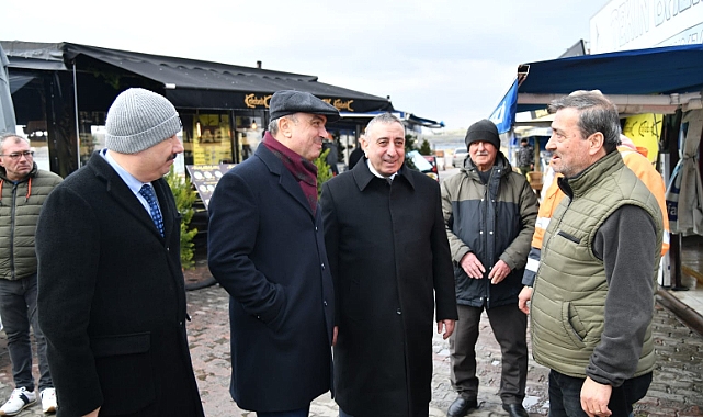Vali Soytürk Marmaraereğlisi Balıkçı Barınağı'nı Ziyaret Etti