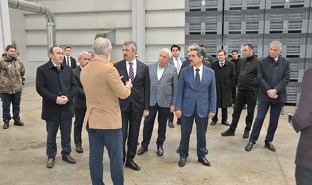 Avrupa Tarım Ceviz Üretim ve İşleme Tesisini Gezdiler