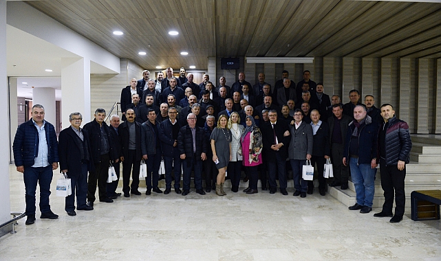 Başkan Uzunlar mahalle muhtarları ile buluştu