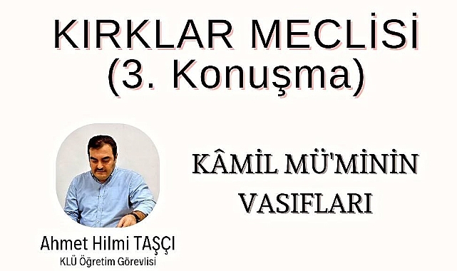 Bu Akşam Konuk Öğretim Görevlisi Ahmet Hilmi Taşçı