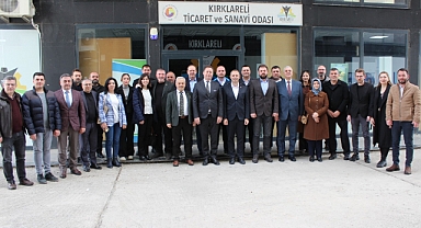 Kırklareli TSO Belediye Başkan Adayı Bulut'u Ağırladı