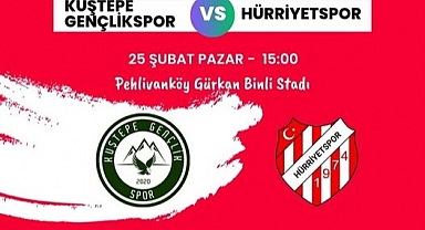 Kuştepe Gençlikspor ile Büyükmandıra Hürriyetspor Karşı Karşıya
