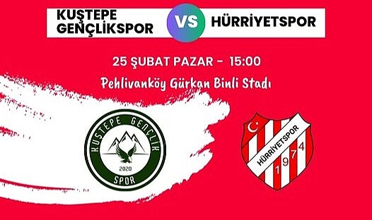 Kuştepe Gençlikspor ile Büyükmandıra Hürriyetspor Karşı Karşıya