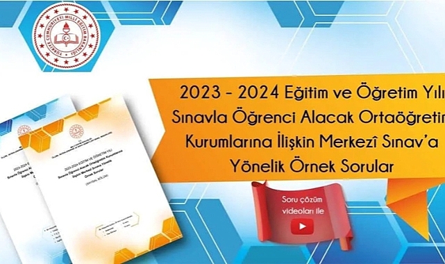 Örnek Soru ve Çözümlü Videolar Yayınlandı