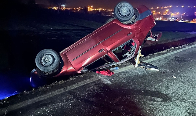 Pınarhisar’da Trafik Kazası; 2 Yaralı