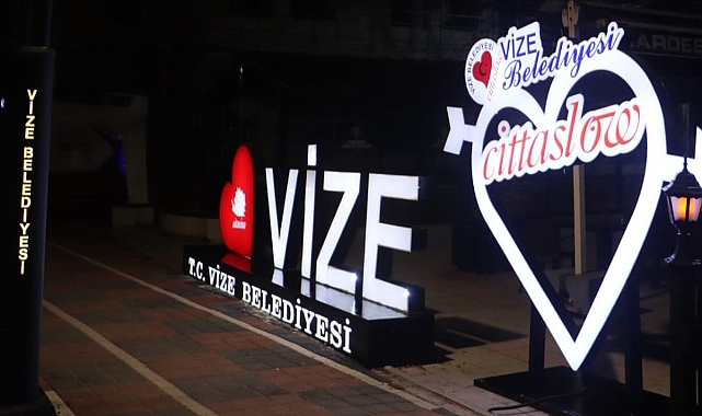 Vize Belediyesi, Sevgililer Günü İçin Kalpli Çekim Platformu Oluşturdu
